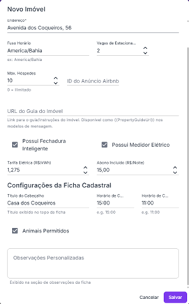 Cadastre seus imóveis